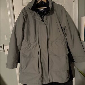 Lands' End Women's Gray Squall Parka